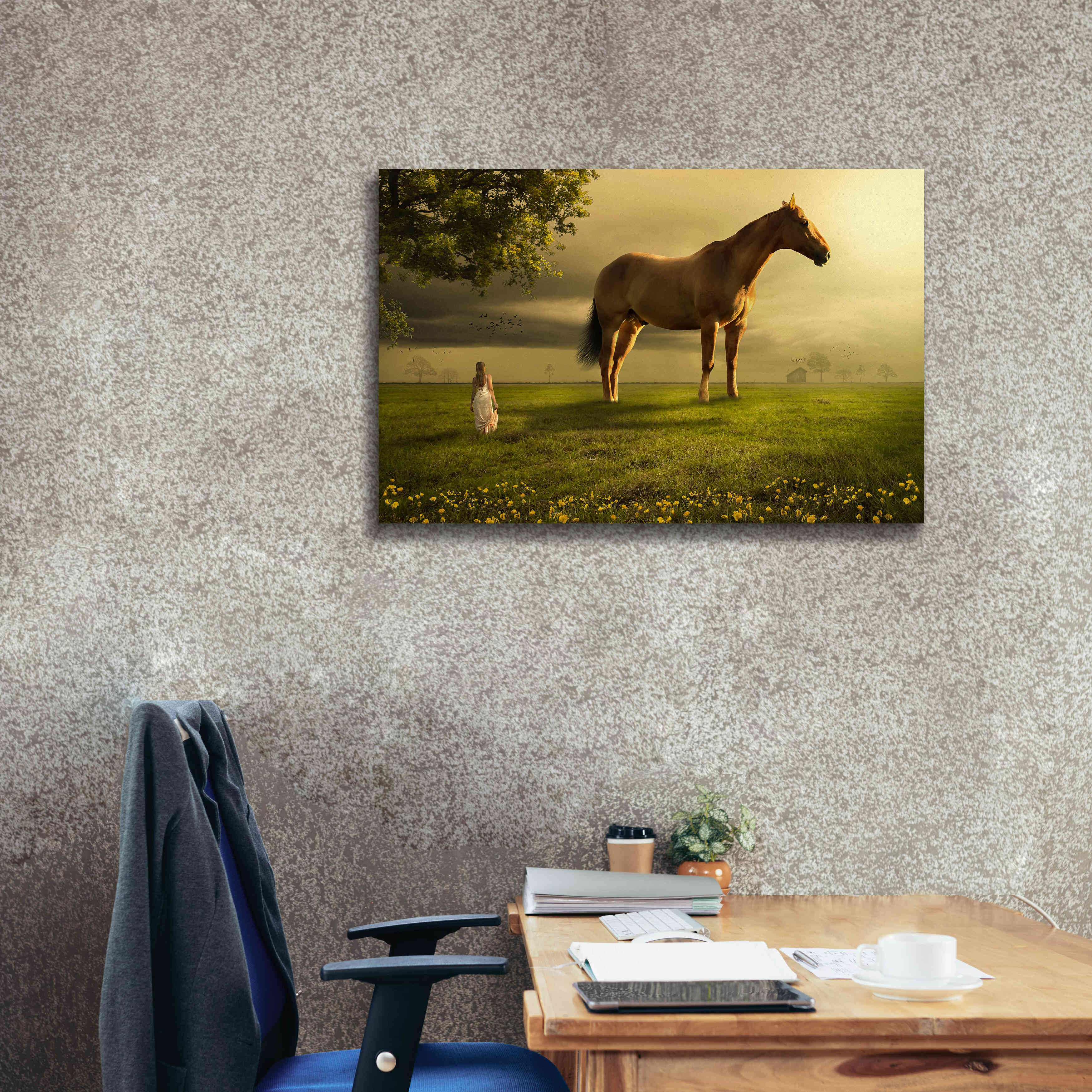 'Field of Visions' by Alan, Giclee Canvas Wall Art,40x26