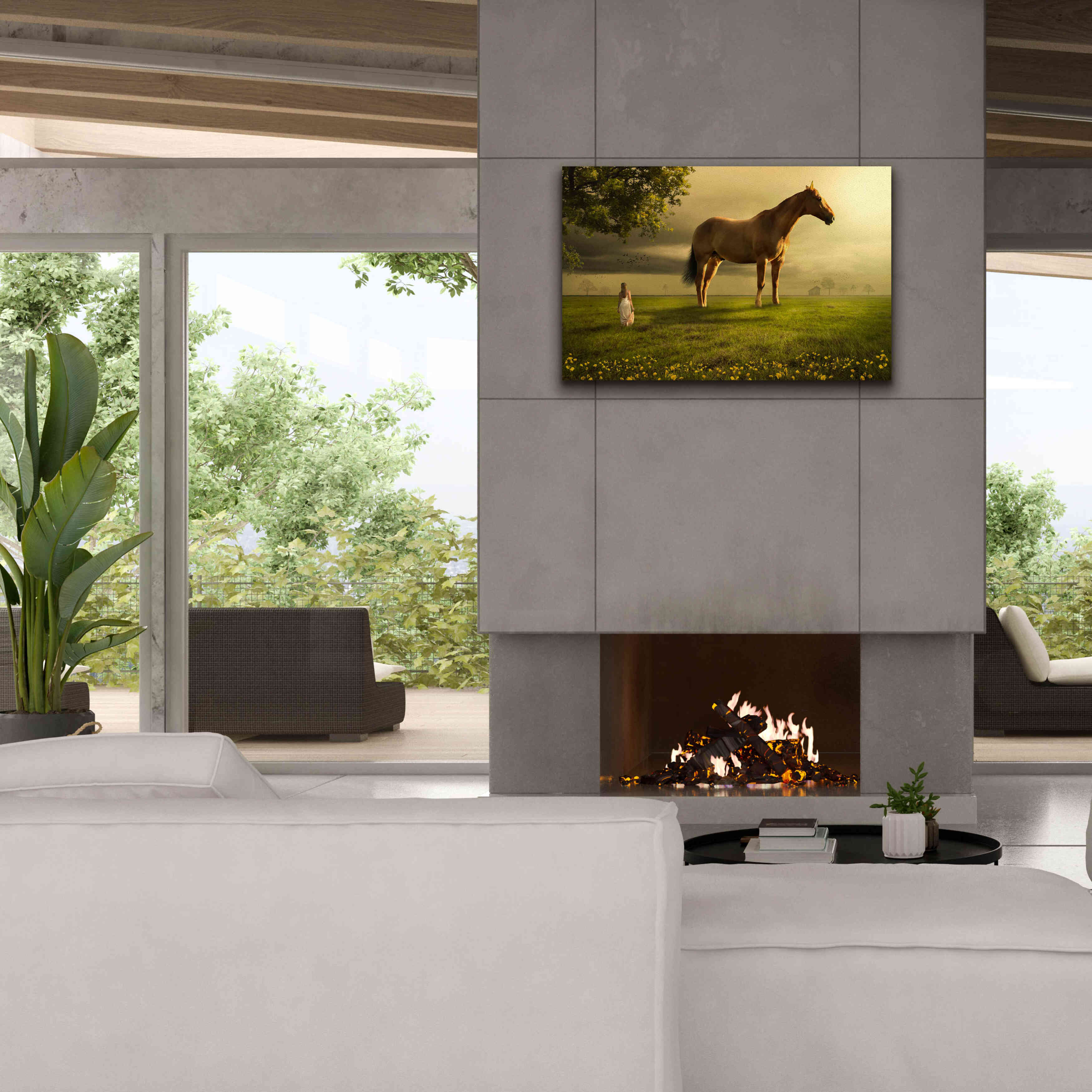 'Field of Visions' by Alan, Giclee Canvas Wall Art,40x26