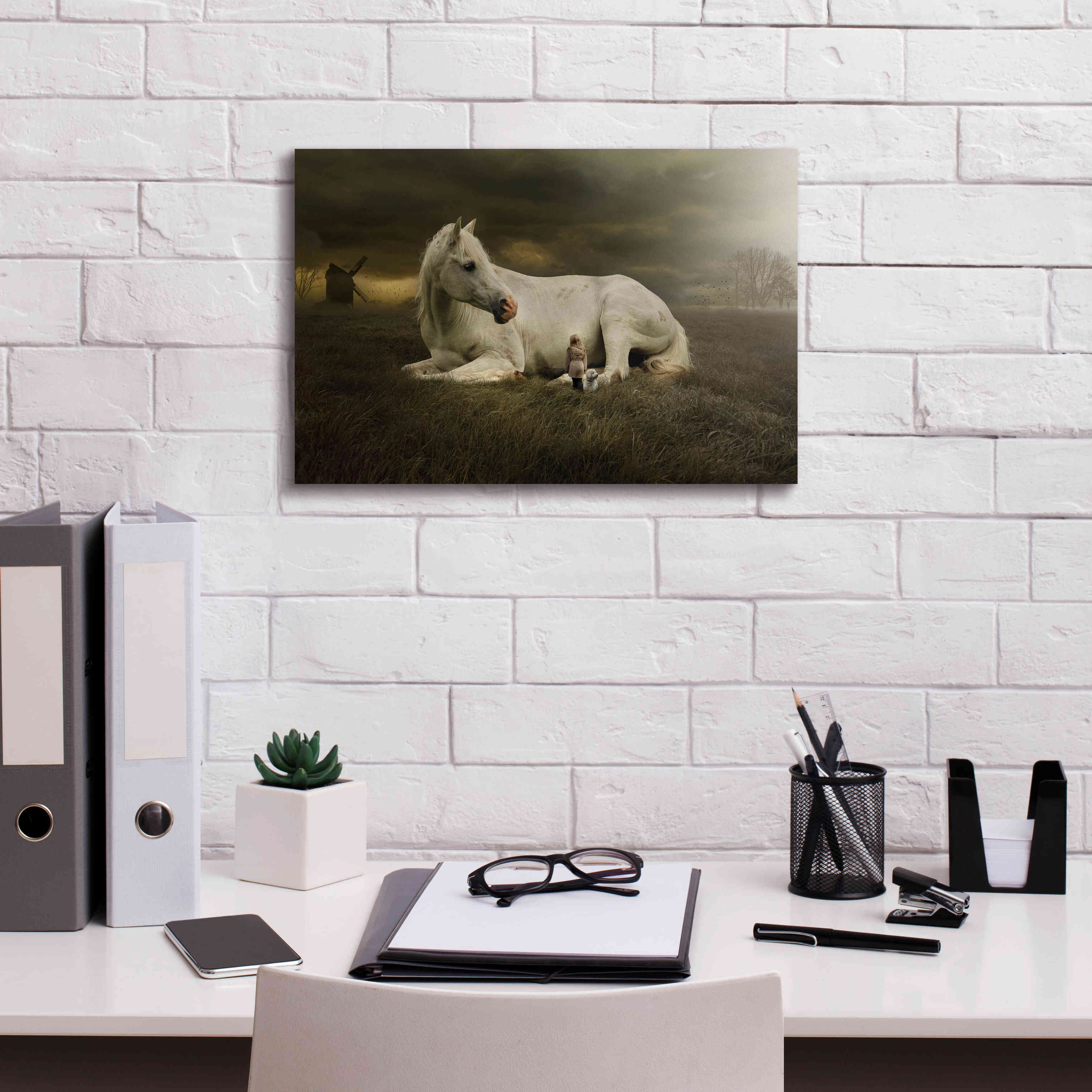 'Oversized' by Alan, Giclee Canvas Wall Art,18x12