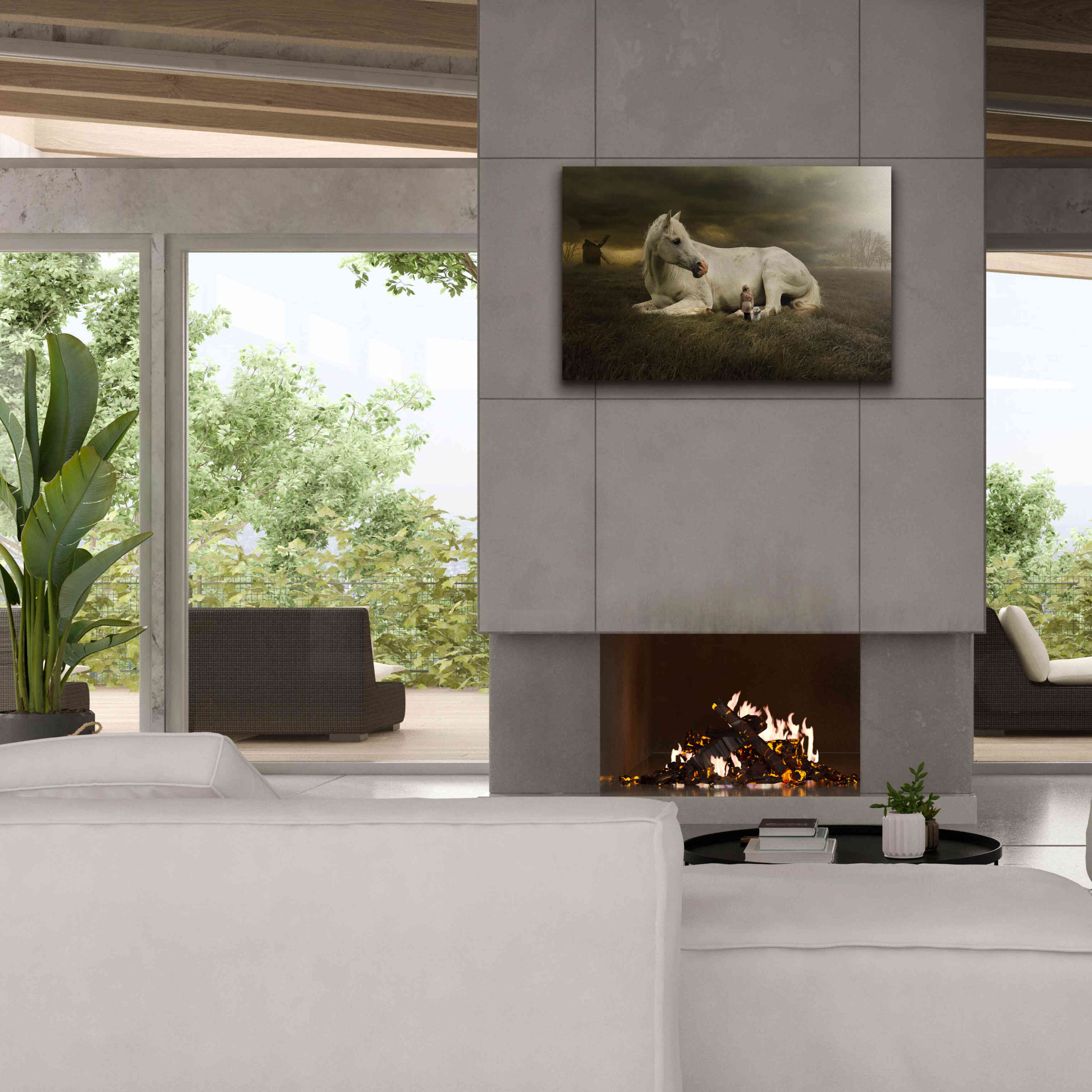 'Oversized' by Alan, Giclee Canvas Wall Art,40x26