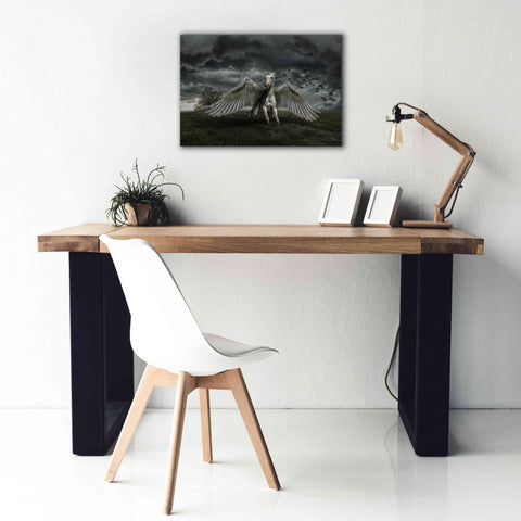 Image of 'Pegasus Rising' by Alan, Giclee Canvas Wall Art,26x18