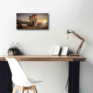 'Hunters' by Alan, Giclee Canvas Wall Art,24x12