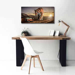 'Hunters' by Alan, Giclee Canvas Wall Art,40x20