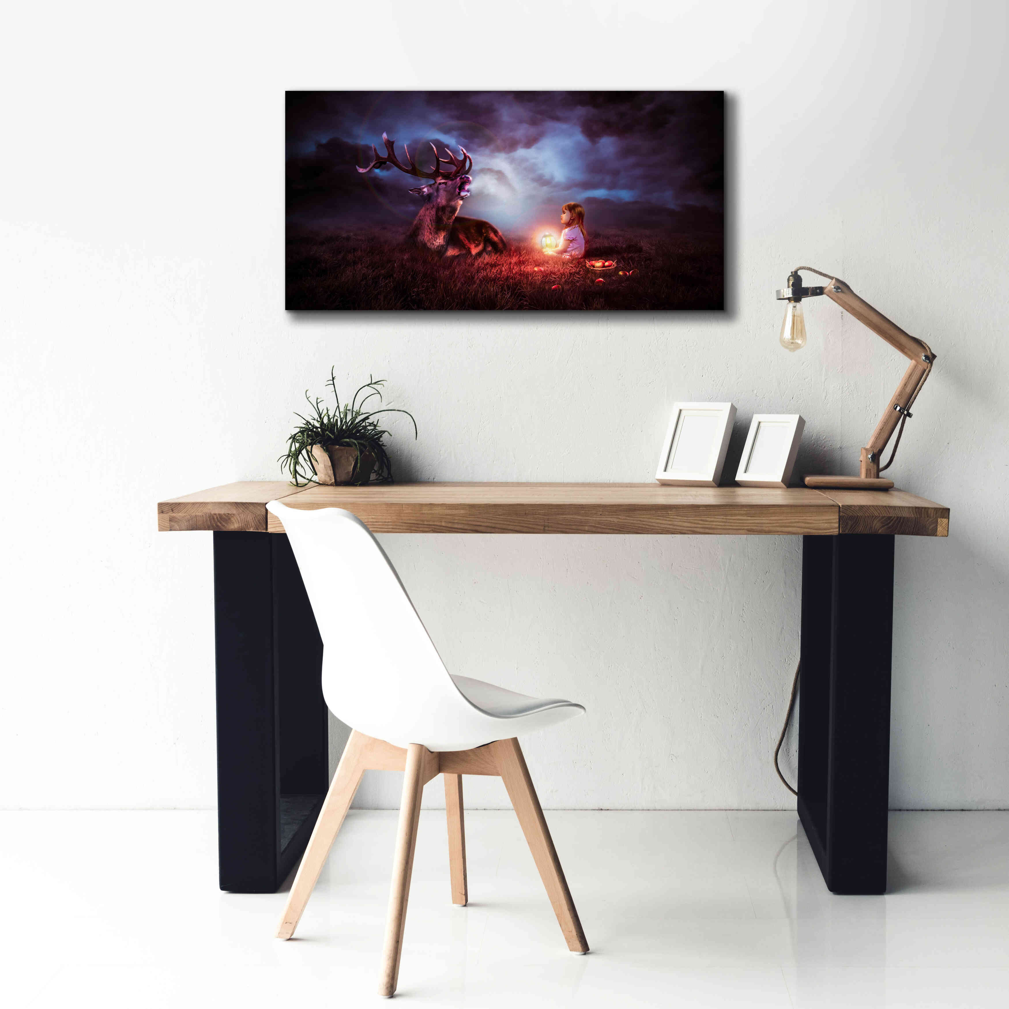 'Call of the Wild' by Alan, Giclee Canvas Wall Art,40x20