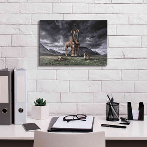 'Long Neck Scotland' by Alan, Giclee Canvas Wall Art,18x12