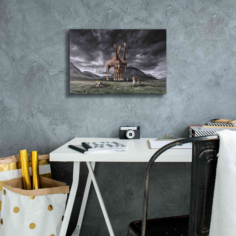 Image of 'Long Neck Scotland' by Alan, Giclee Canvas Wall Art,18x12