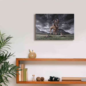 'Long Neck Scotland' by Alan, Giclee Canvas Wall Art,18x12