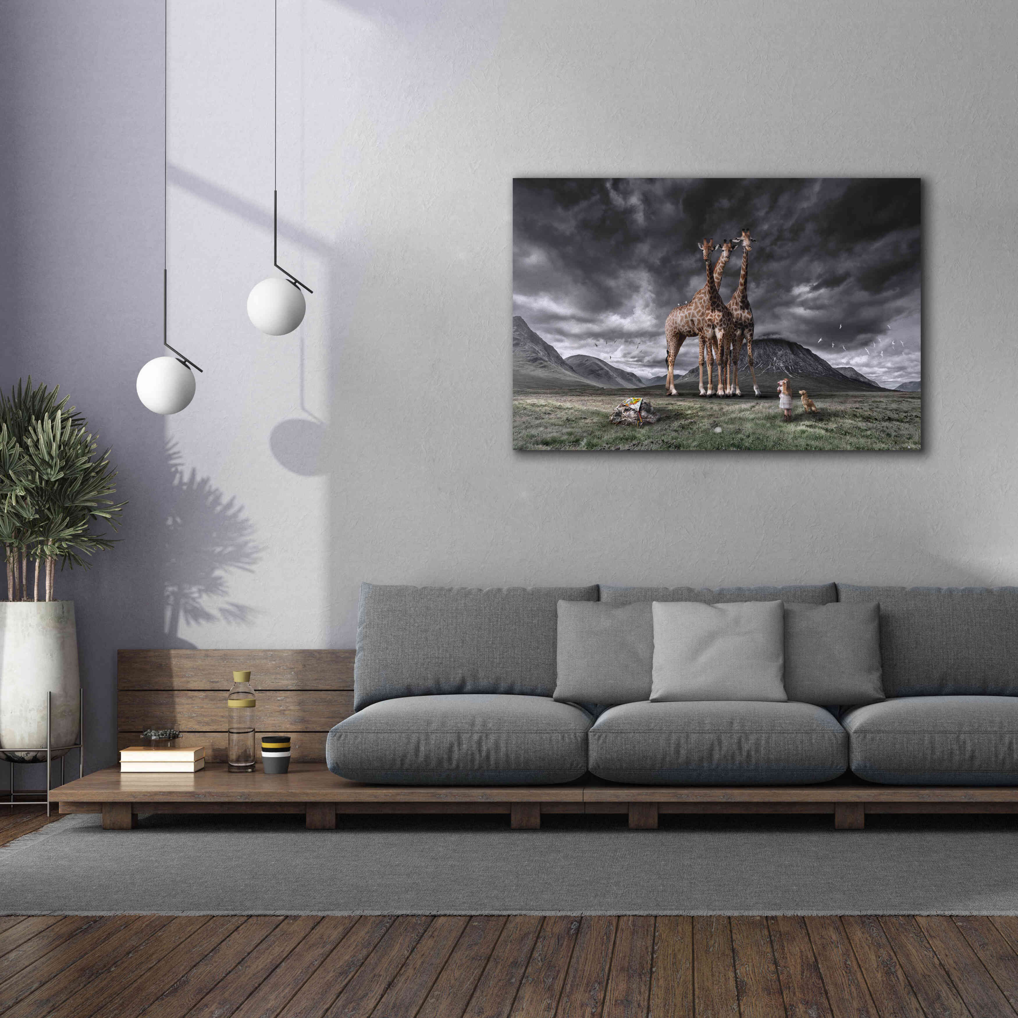 'Long Neck Scotland' by Alan, Giclee Canvas Wall Art,60x40
