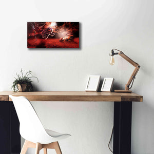 'Space Kicks on Route 66' by Alan, Giclee Canvas Wall Art,24x12
