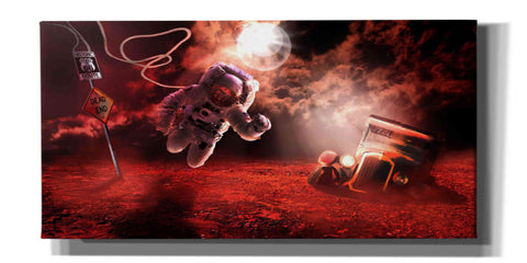Image of 'Space Kicks on Route 66' by Alan, Giclee Canvas Wall Art