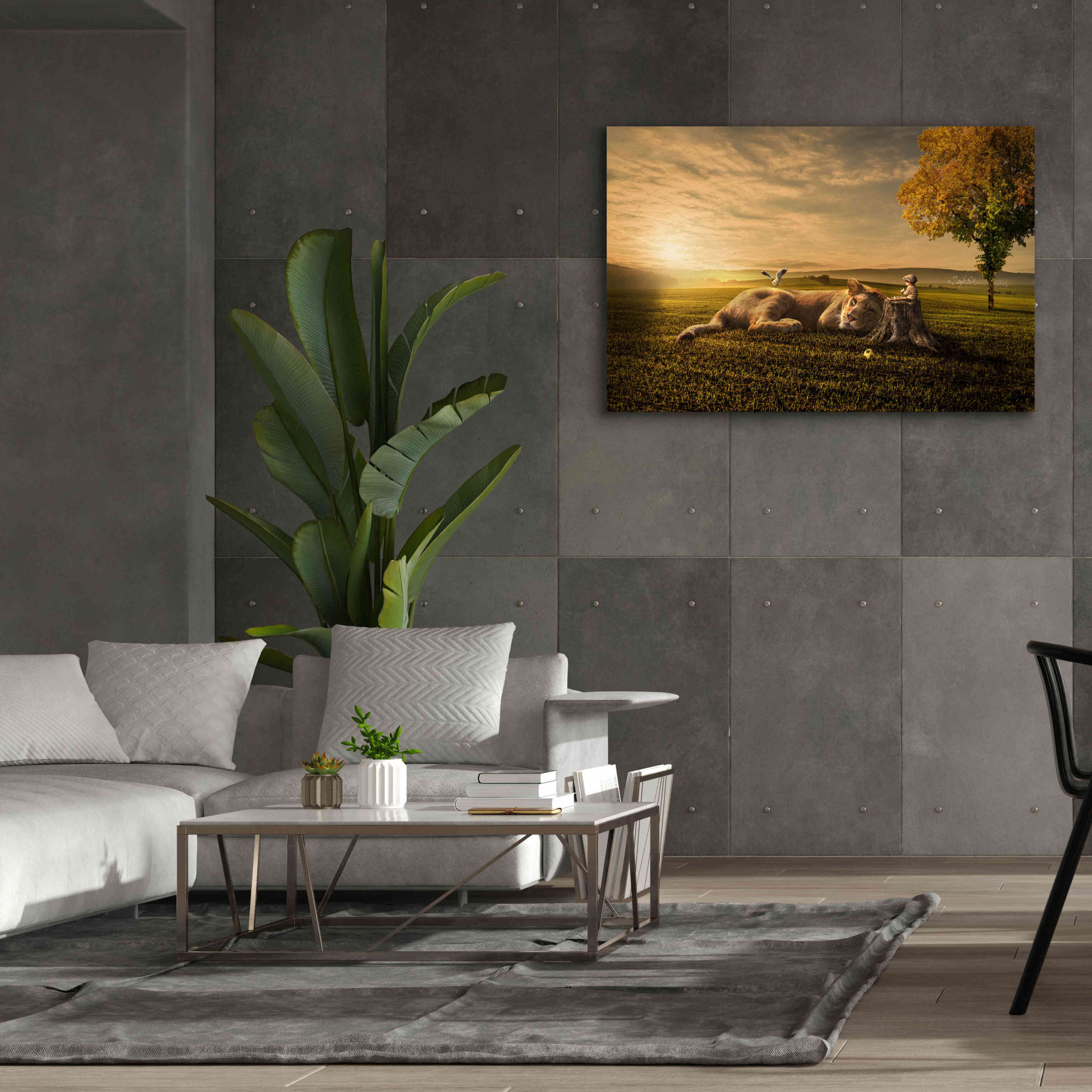 'Sunset Sleeping' by Alan, Giclee Canvas Wall Art,60x40