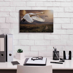 'Take Flight' by Alan, Giclee Canvas Wall Art,18x12