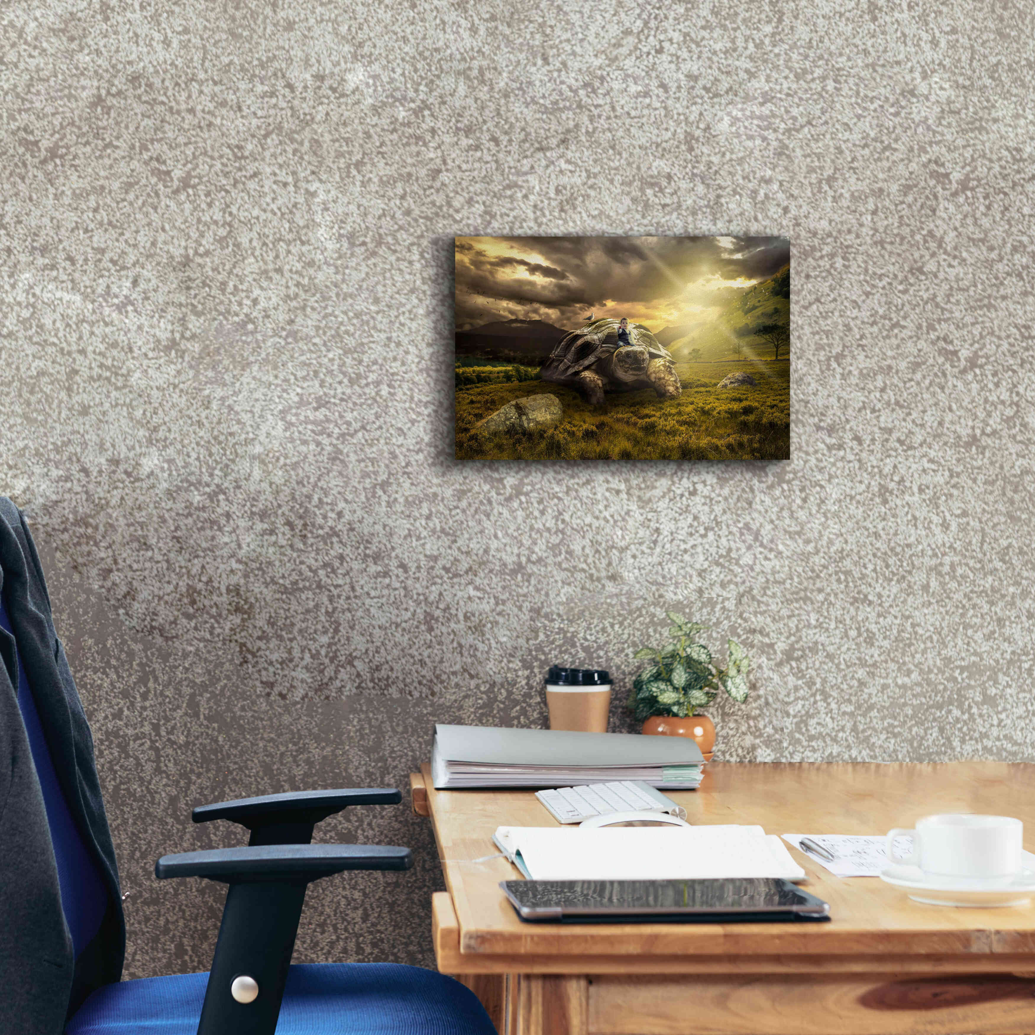 'Onward' by Alan, Giclee Canvas Wall Art,18x12