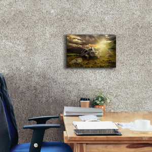 'Onward' by Alan, Giclee Canvas Wall Art,18x12