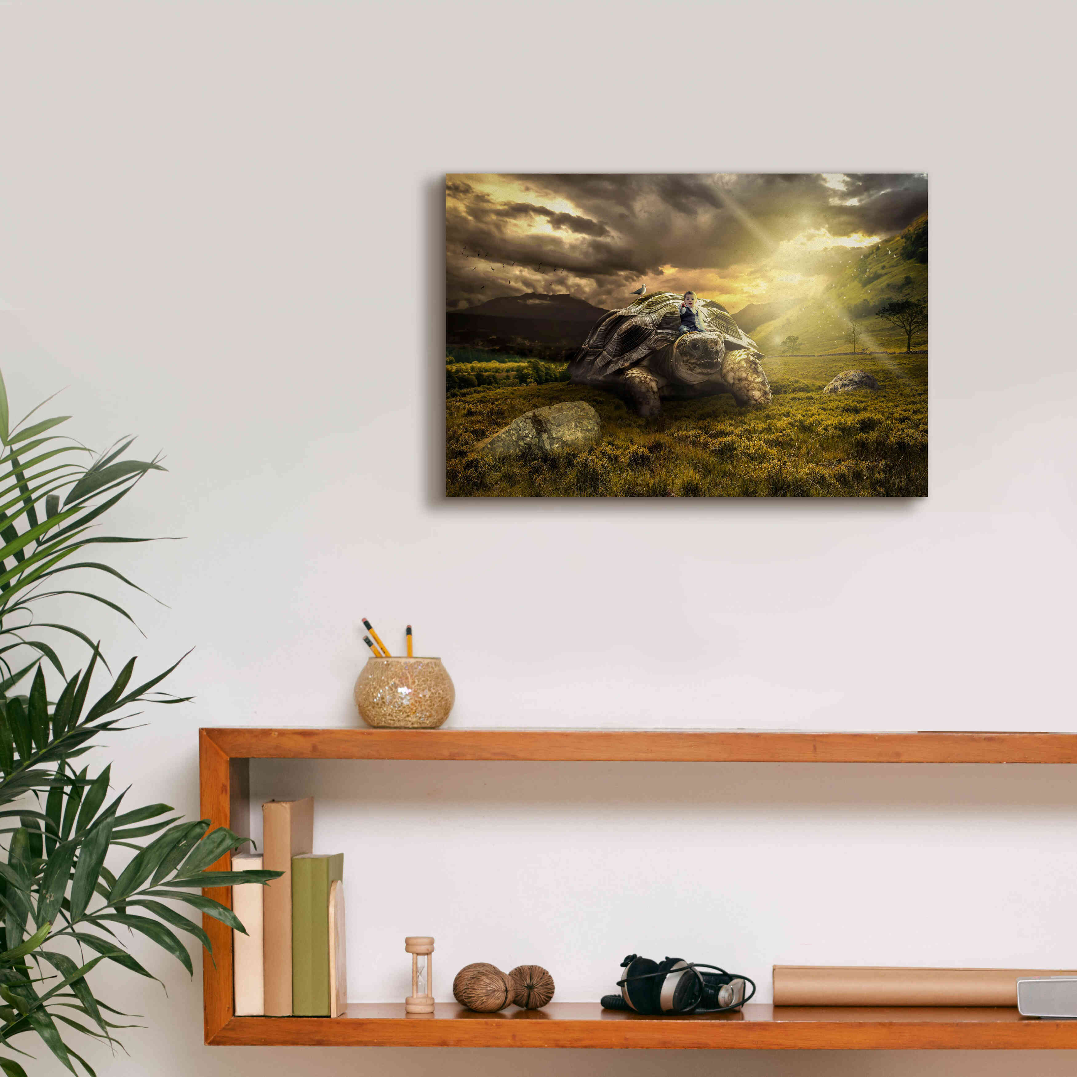 'Onward' by Alan, Giclee Canvas Wall Art,18x12