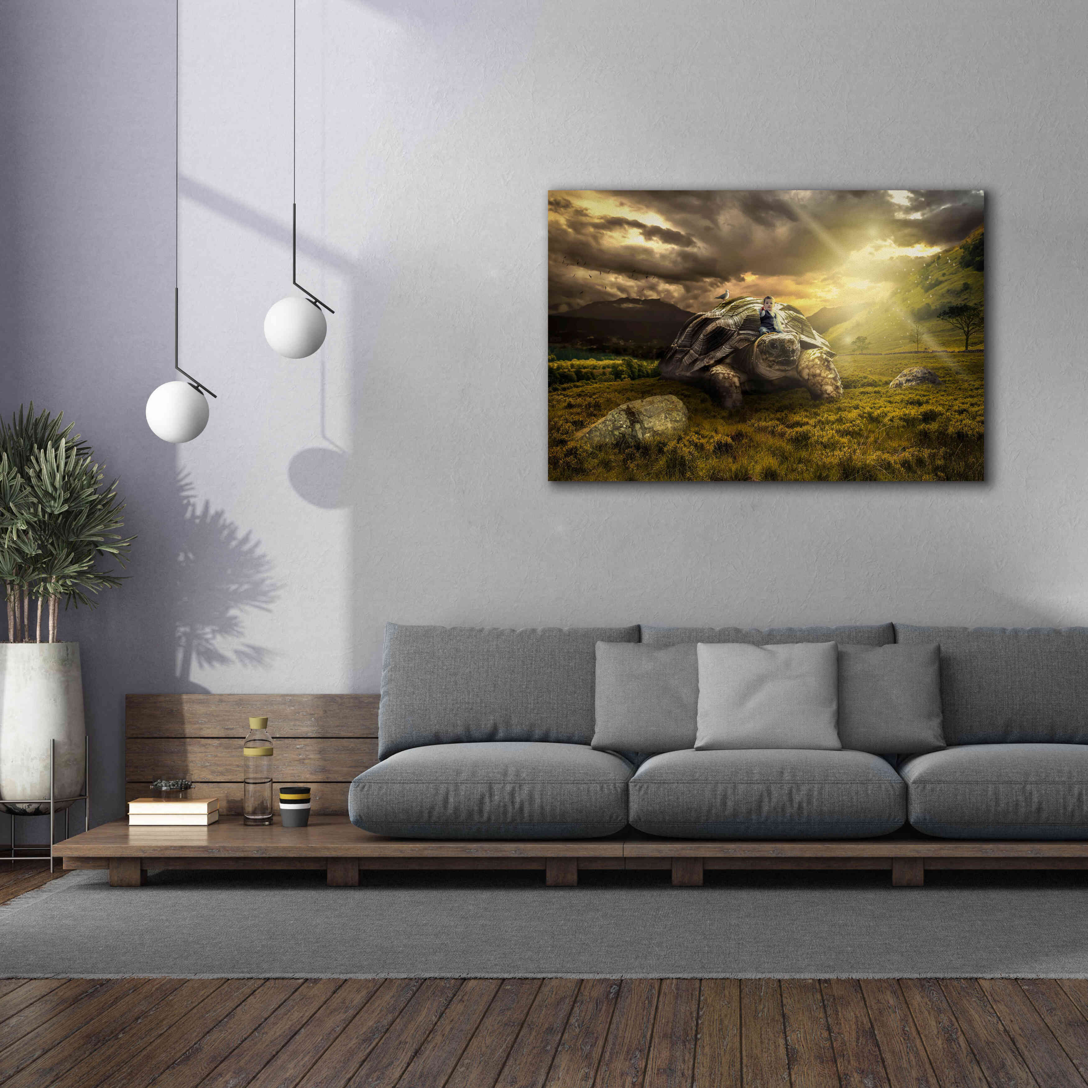 'Onward' by Alan, Giclee Canvas Wall Art,60x40