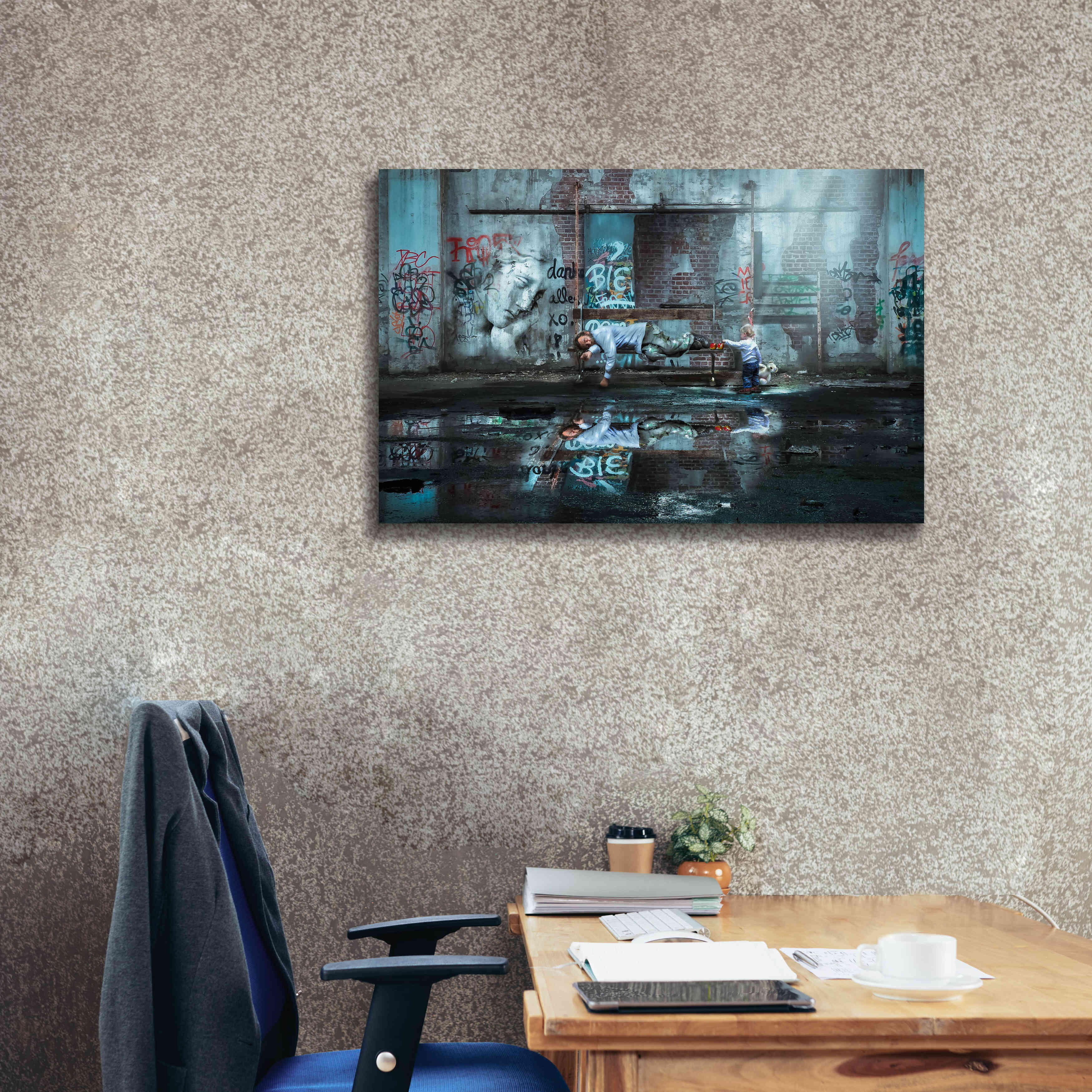 'Care to Share' by Alan, Giclee Canvas Wall Art,40x26