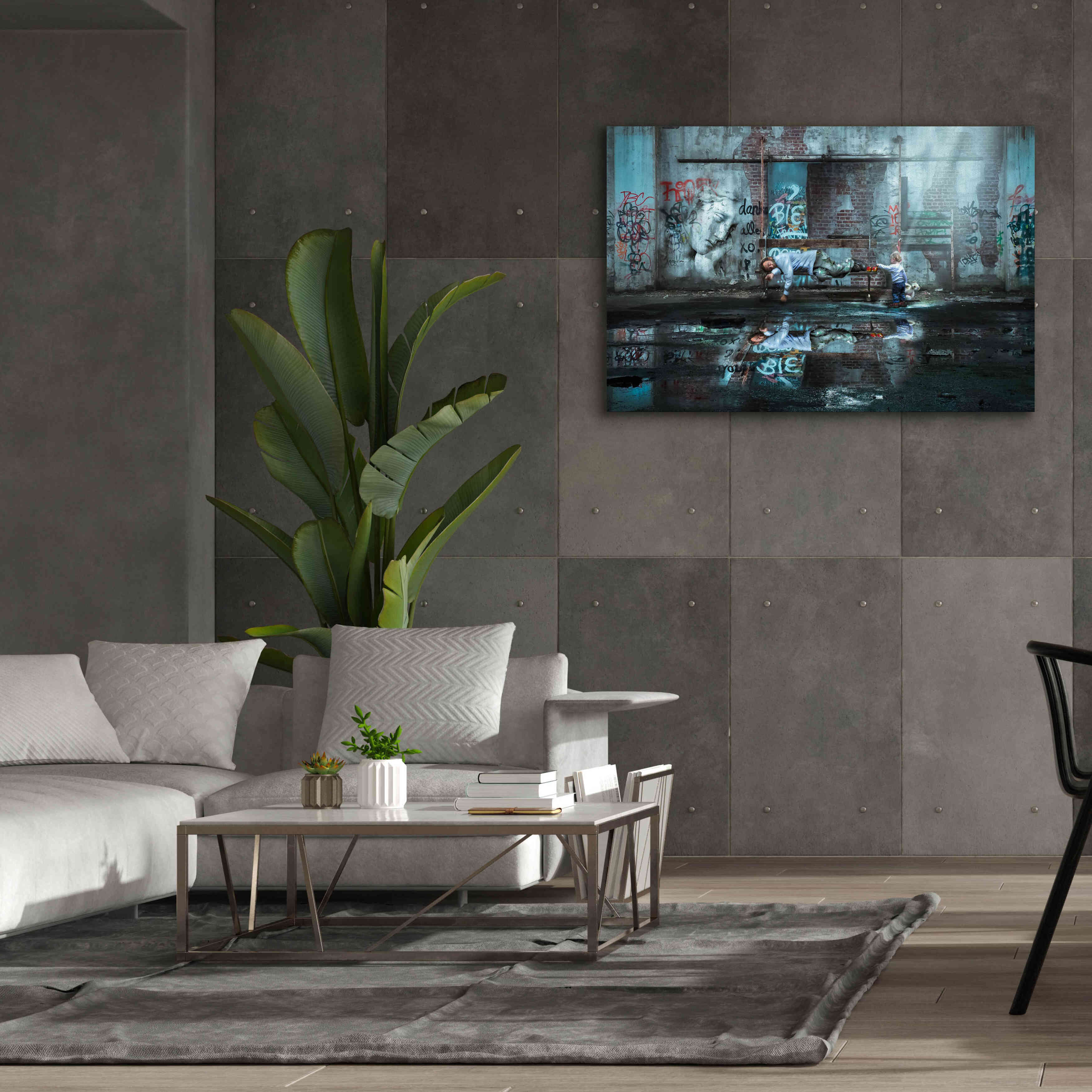 'Care to Share' by Alan, Giclee Canvas Wall Art,60x40