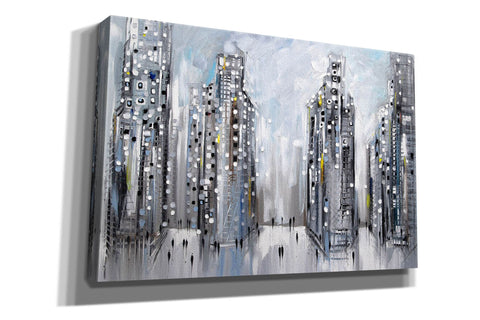 Image of 'City Street Scene' by Ekaterina Ermilkina, Canvas Wall Art