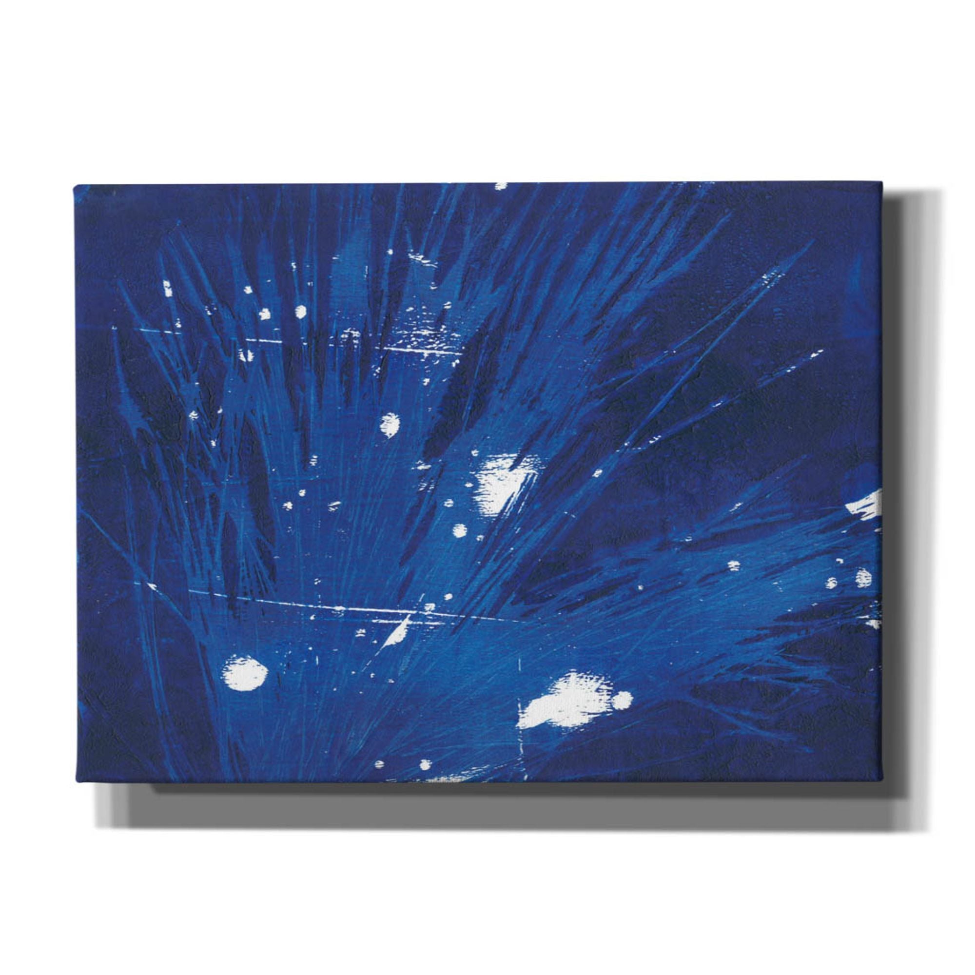 'Indigo Burst II' by Regina Moore, Canvas Wall Art