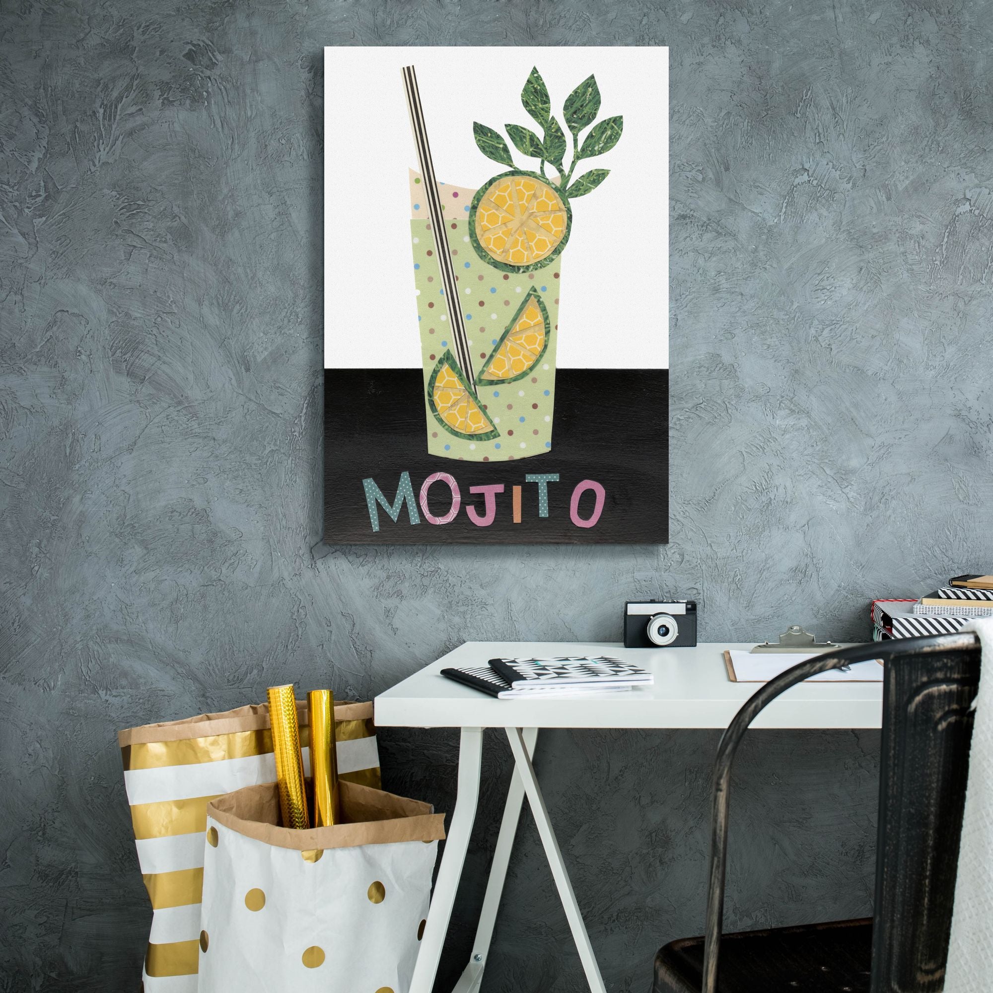 'Mix Me a Drink I' by Regina Moore, Canvas Wall Art,18 x 26