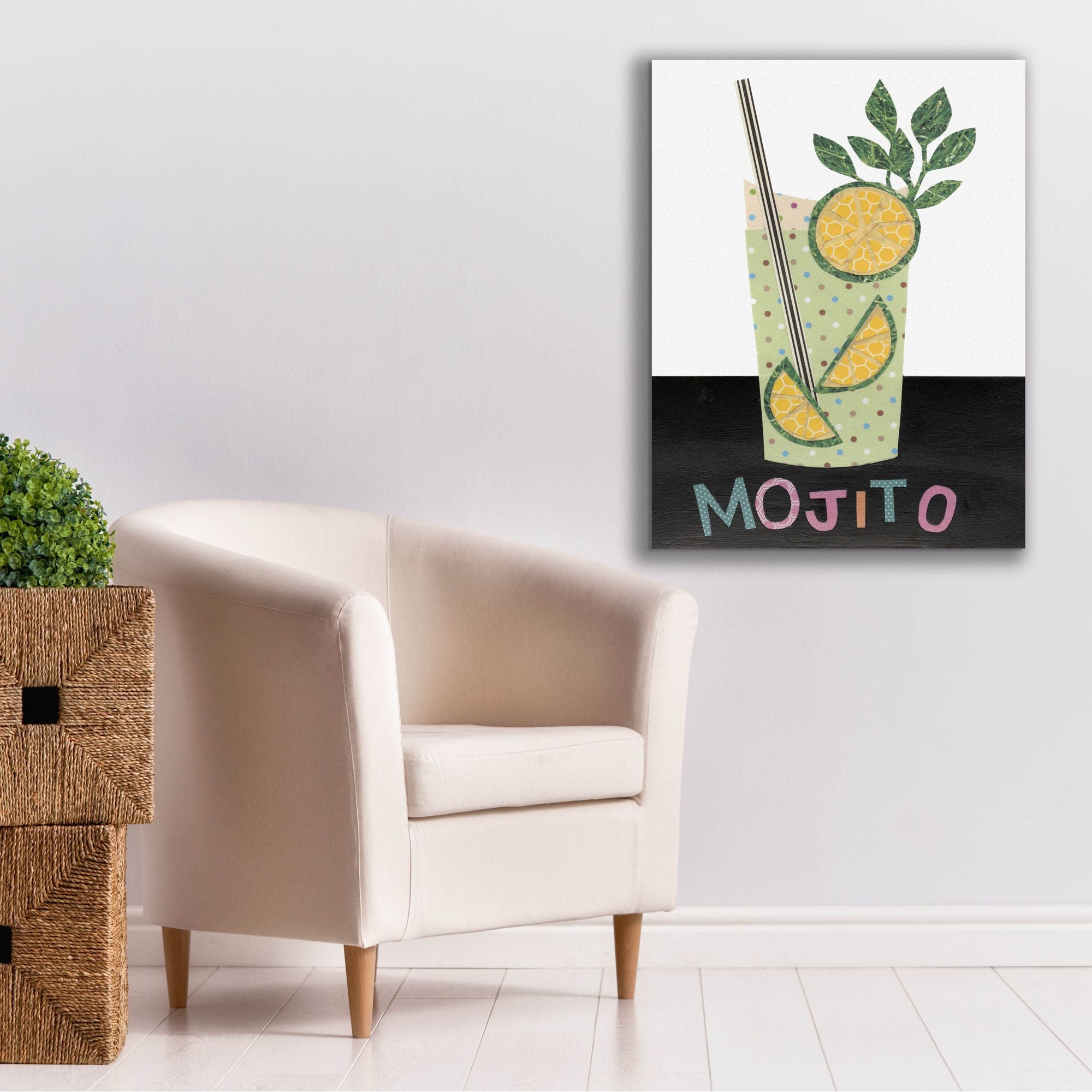 'Mix Me a Drink I' by Regina Moore, Canvas Wall Art,26 x 34