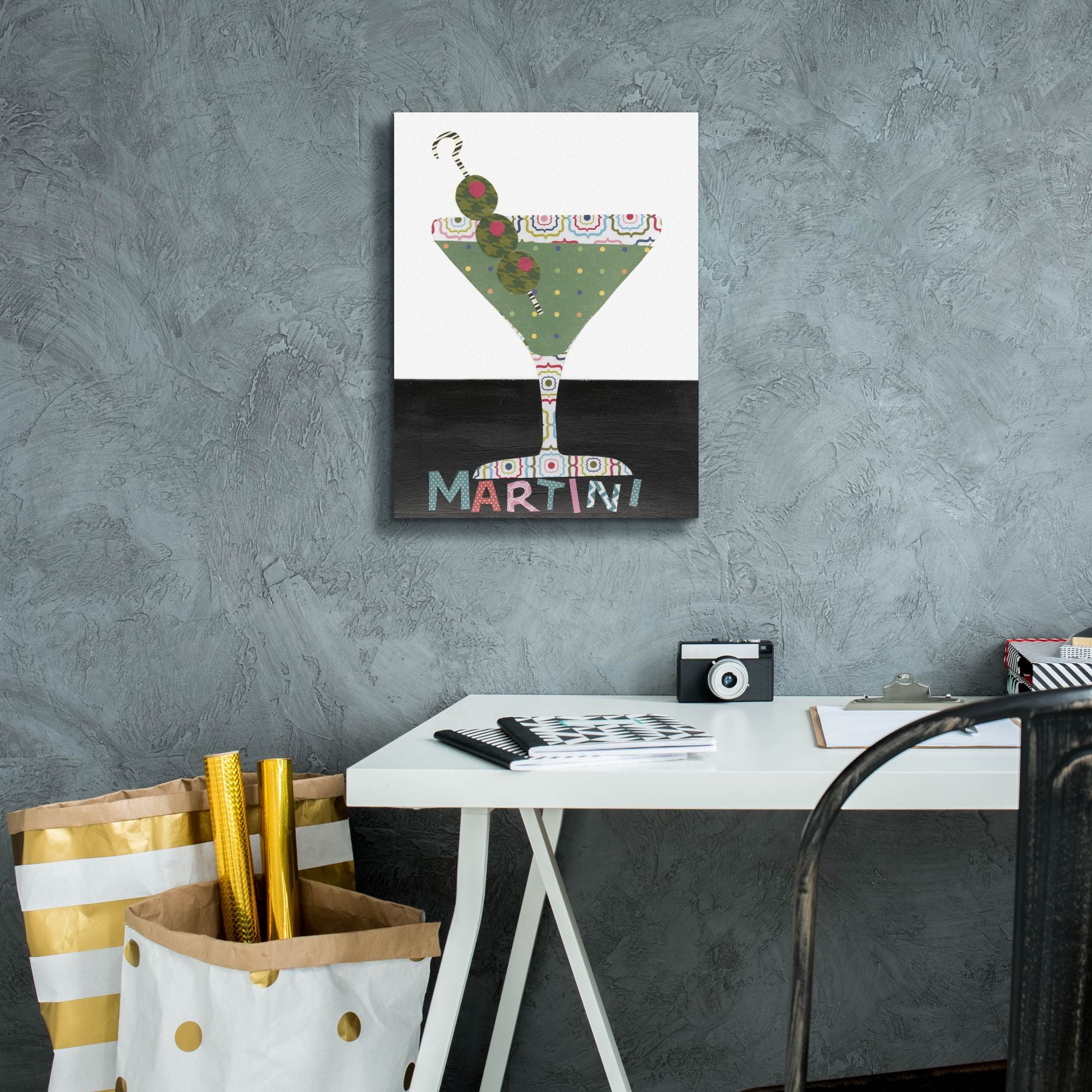'Mix Me a Drink II' by Regina Moore, Canvas Wall Art,12 x 16