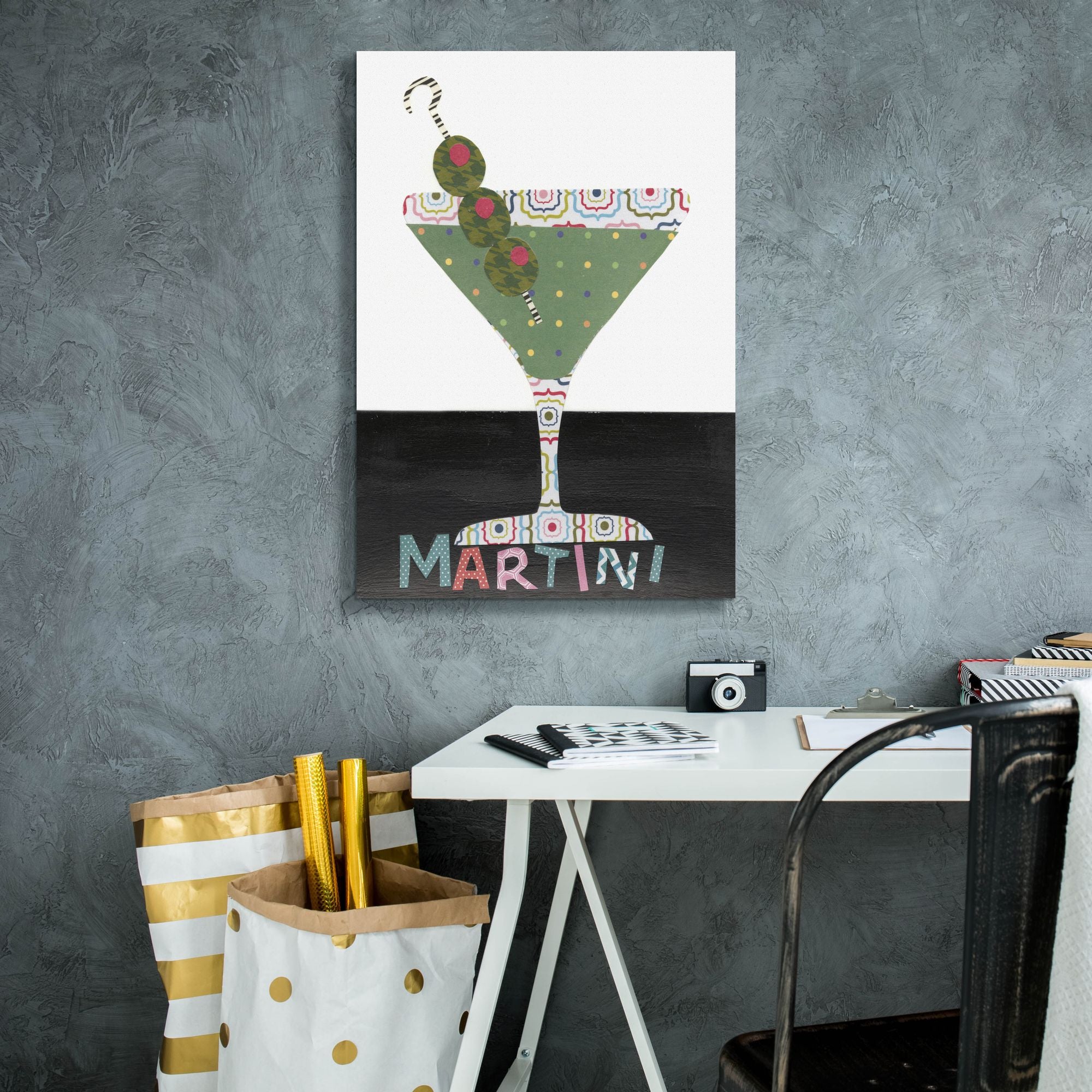 'Mix Me a Drink II' by Regina Moore, Canvas Wall Art,18 x 26