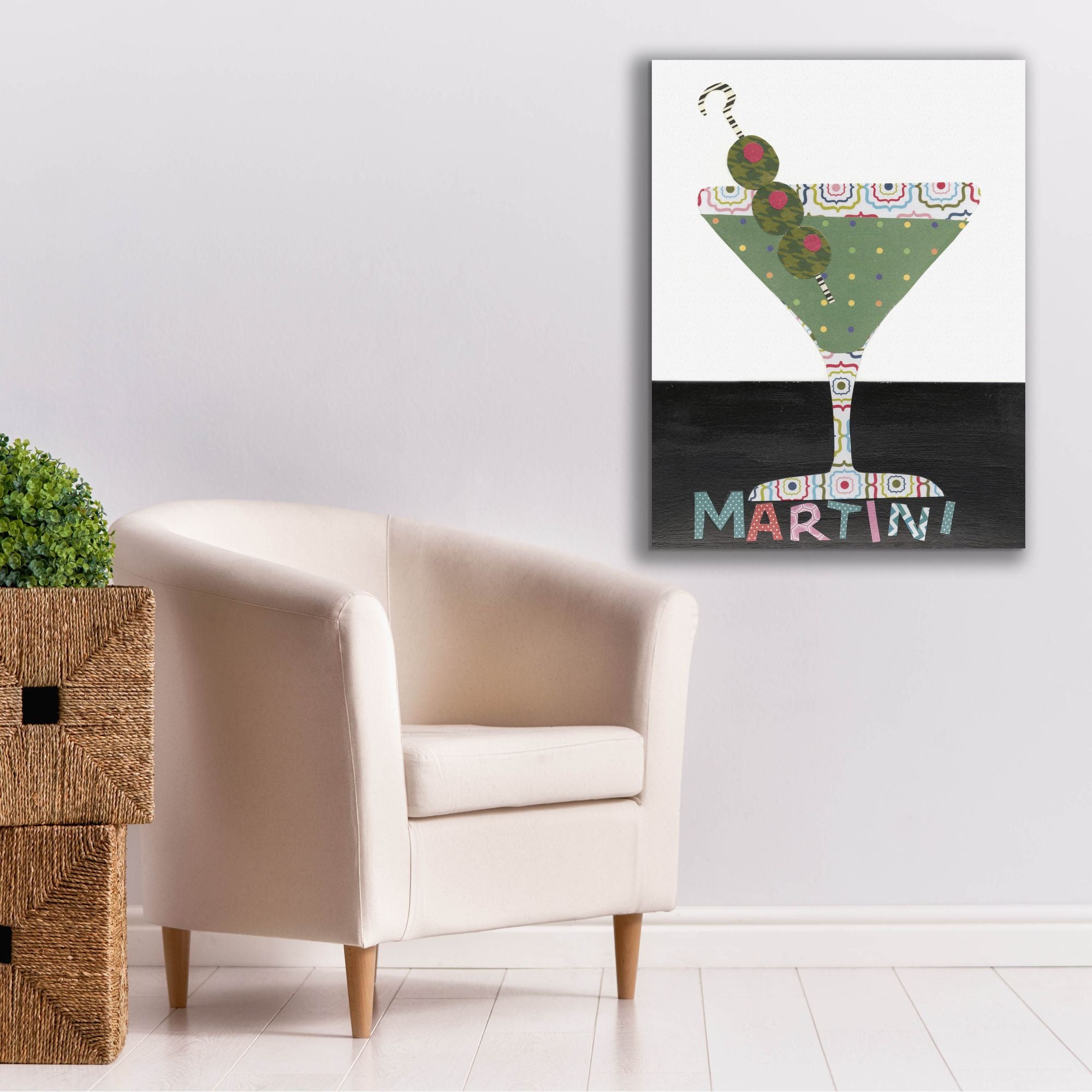 'Mix Me a Drink II' by Regina Moore, Canvas Wall Art,26 x 34