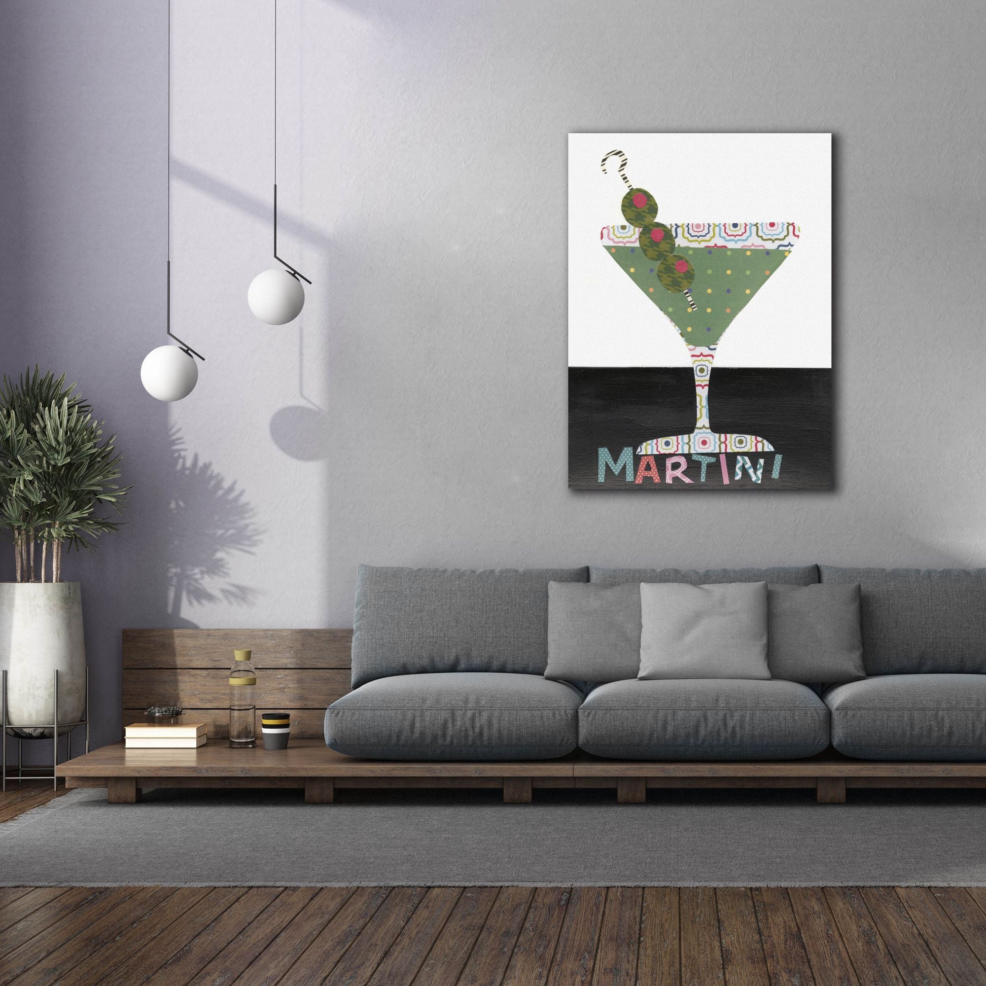 'Mix Me a Drink II' by Regina Moore, Canvas Wall Art,40x54