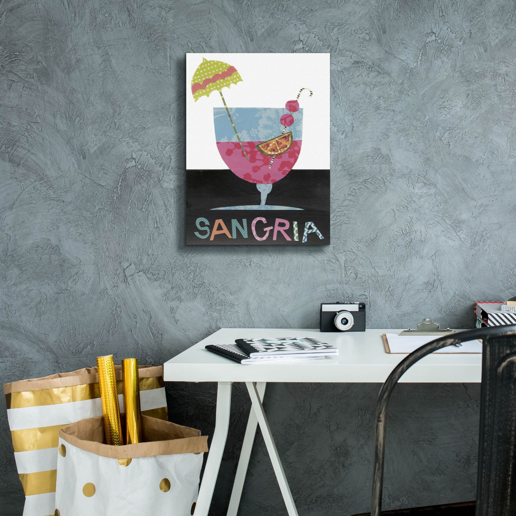 'Mix Me a Drink V' by Regina Moore, Canvas Wall Art,12 x 16