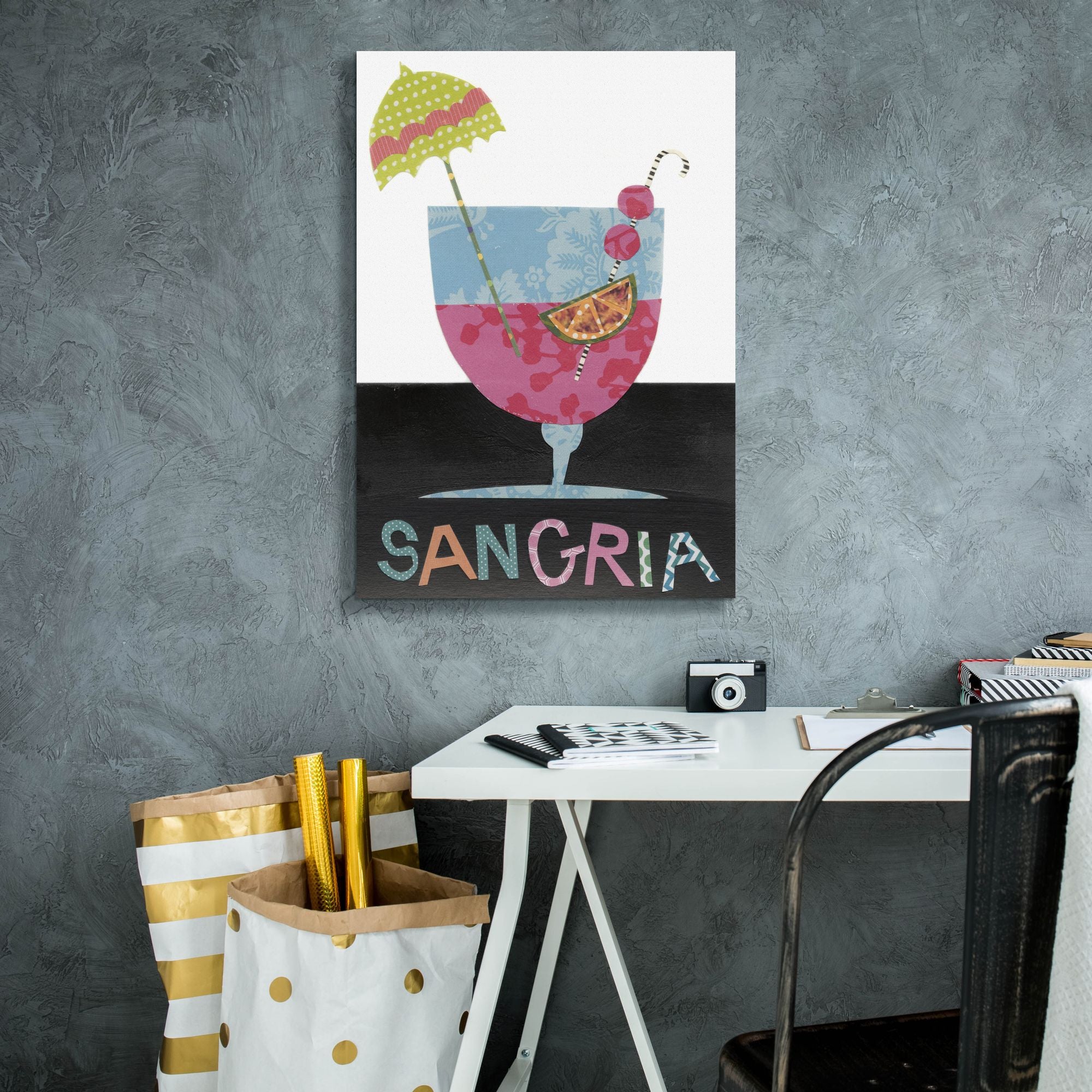 'Mix Me a Drink V' by Regina Moore, Canvas Wall Art,18 x 26