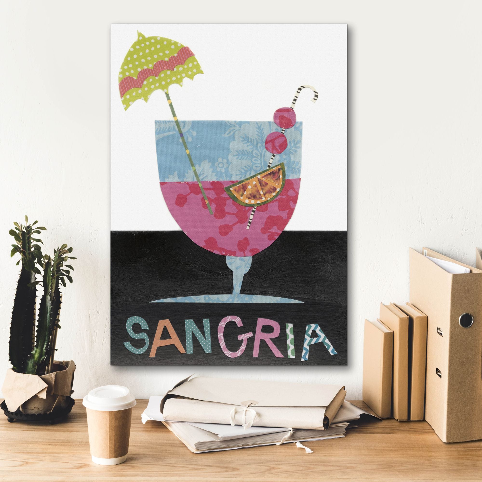 'Mix Me a Drink V' by Regina Moore, Canvas Wall Art,18 x 26