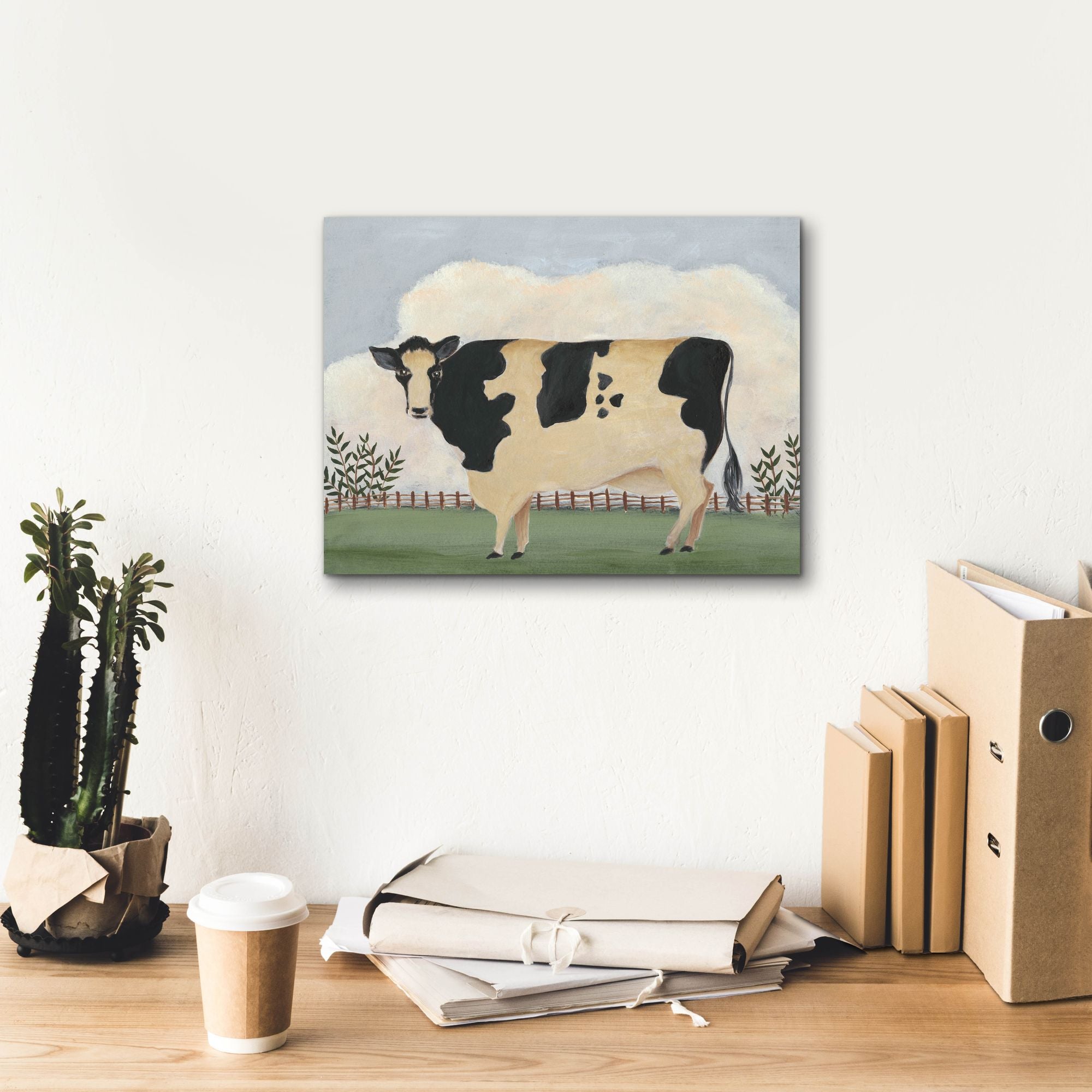 'Folk Farm II' by Regina Moore, Canvas Wall Art,16 x 12