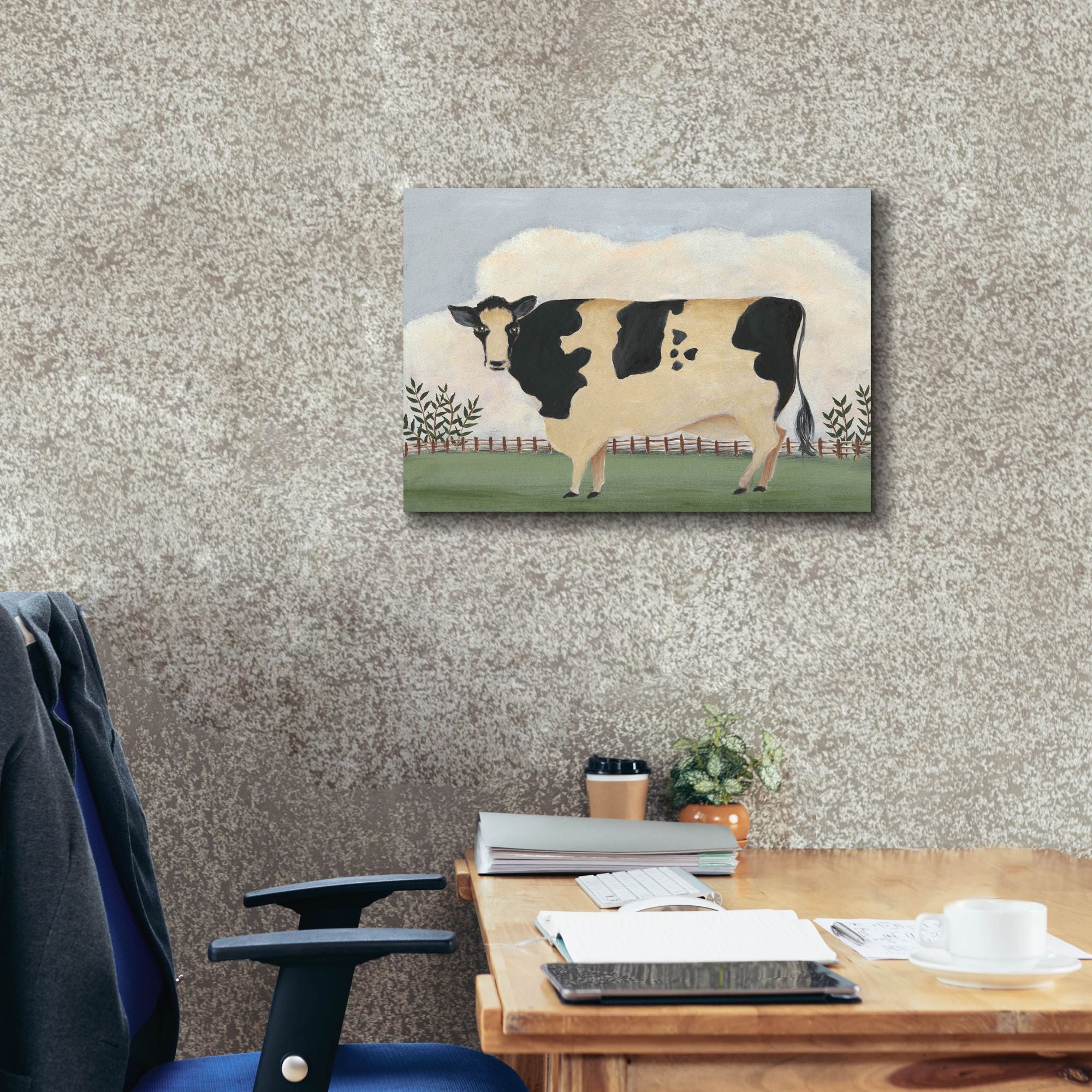 'Folk Farm II' by Regina Moore, Canvas Wall Art,26 x 18