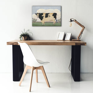 'Folk Farm II' by Regina Moore, Canvas Wall Art,26 x 18