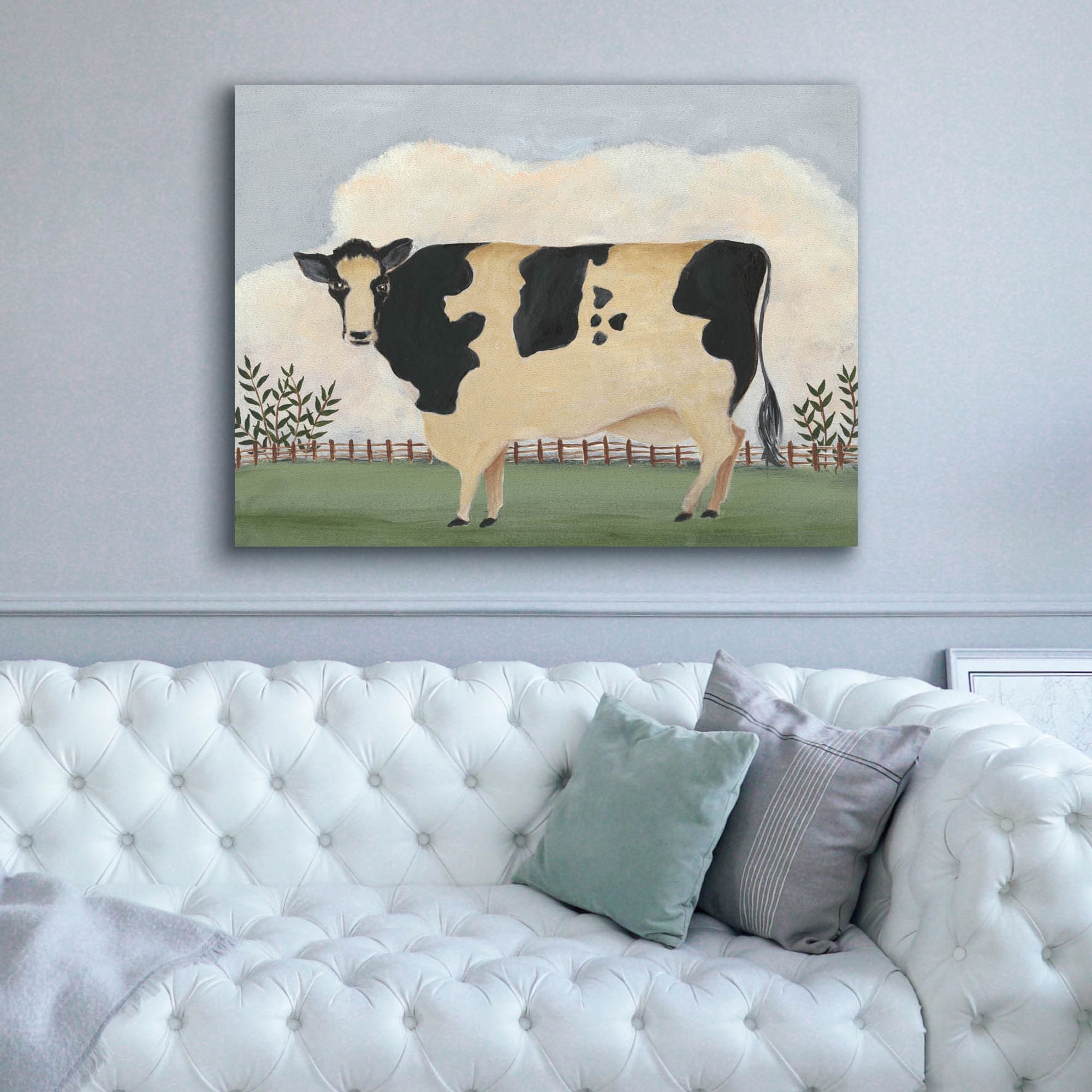 'Folk Farm II' by Regina Moore, Canvas Wall Art,54x40