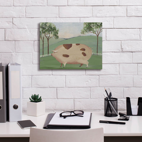 Image of 'Folk Farm III' by Regina Moore, Canvas Wall Art,16 x 12