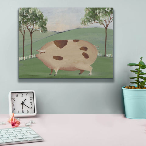 Image of 'Folk Farm III' by Regina Moore, Canvas Wall Art,16 x 12