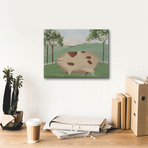 Image of 'Folk Farm III' by Regina Moore, Canvas Wall Art,16 x 12