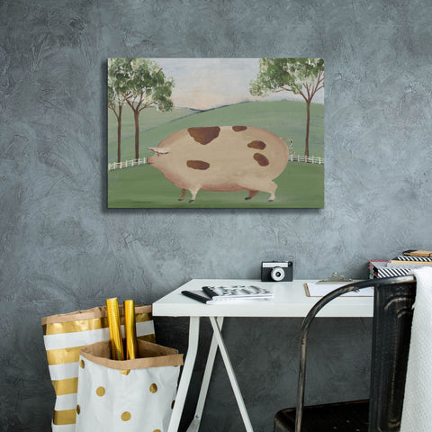 Image of 'Folk Farm III' by Regina Moore, Canvas Wall Art,26 x 18