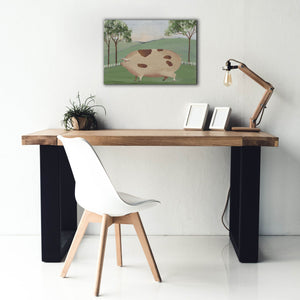 'Folk Farm III' by Regina Moore, Canvas Wall Art,26 x 18