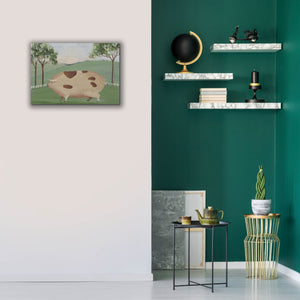 'Folk Farm III' by Regina Moore, Canvas Wall Art,26 x 18