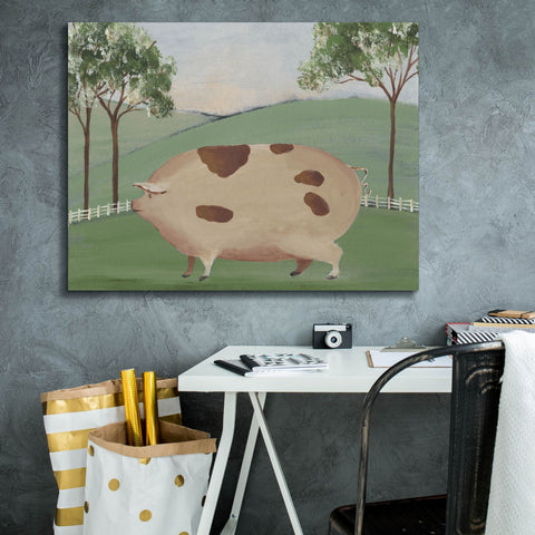 Image of 'Folk Farm III' by Regina Moore, Canvas Wall Art,34 x 26