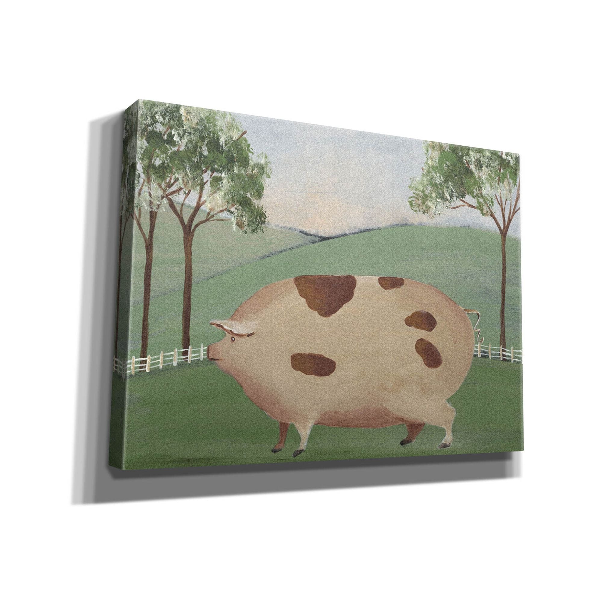 'Folk Farm III' by Regina Moore, Canvas Wall Art