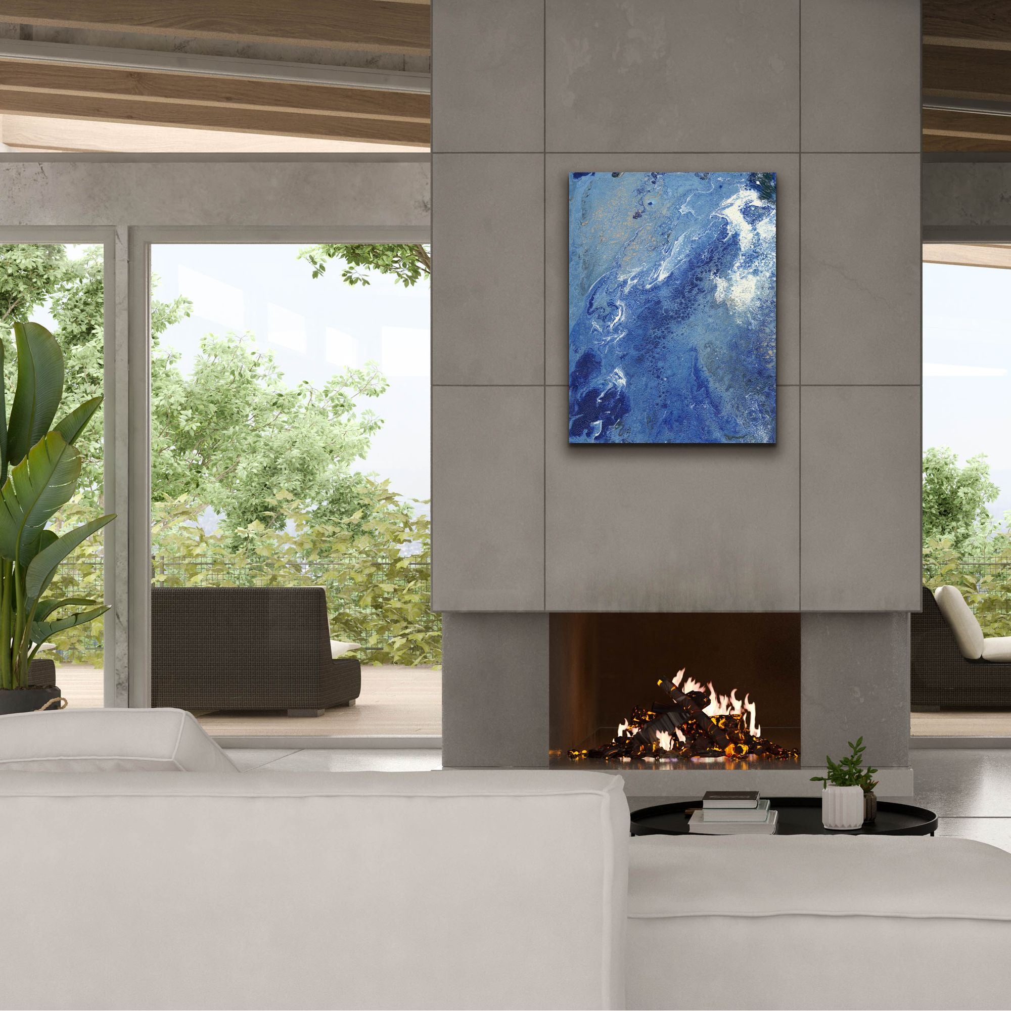'Blue Hawaii I' by Regina Moore, Canvas Wall Art,26 x 34