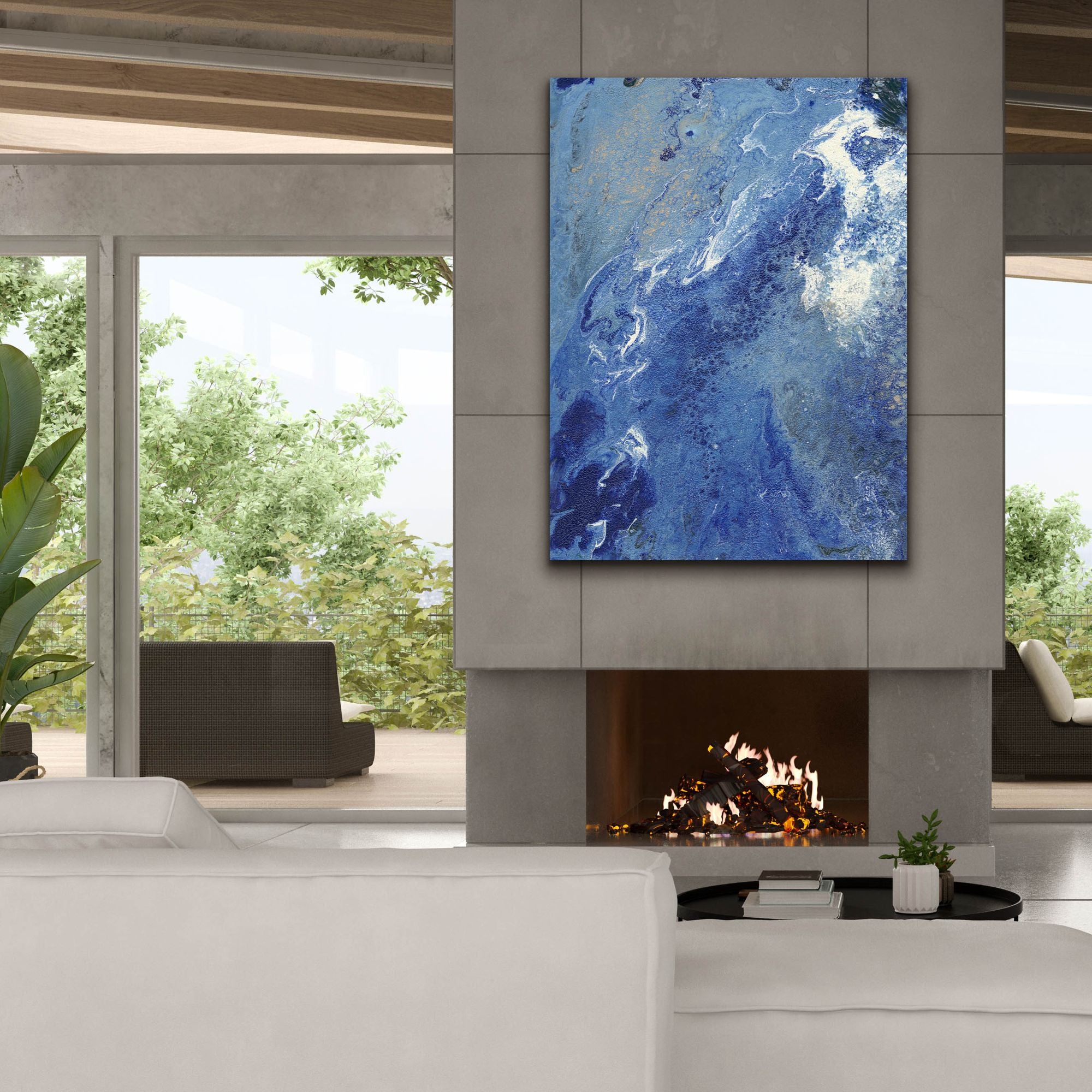 'Blue Hawaii I' by Regina Moore, Canvas Wall Art,40x54