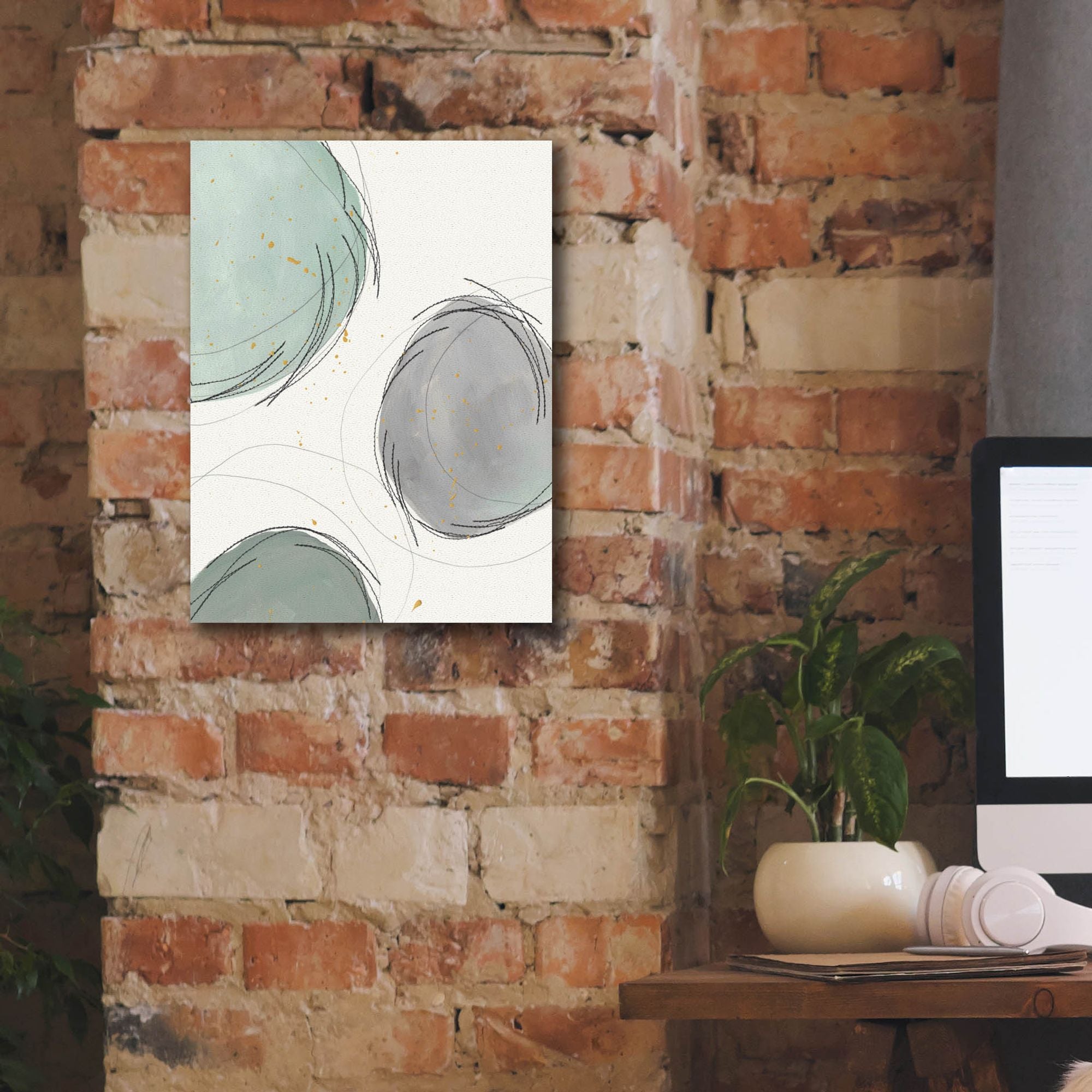 'Encircled Orbits I' by Regina Moore, Canvas Wall Art,12 x 16