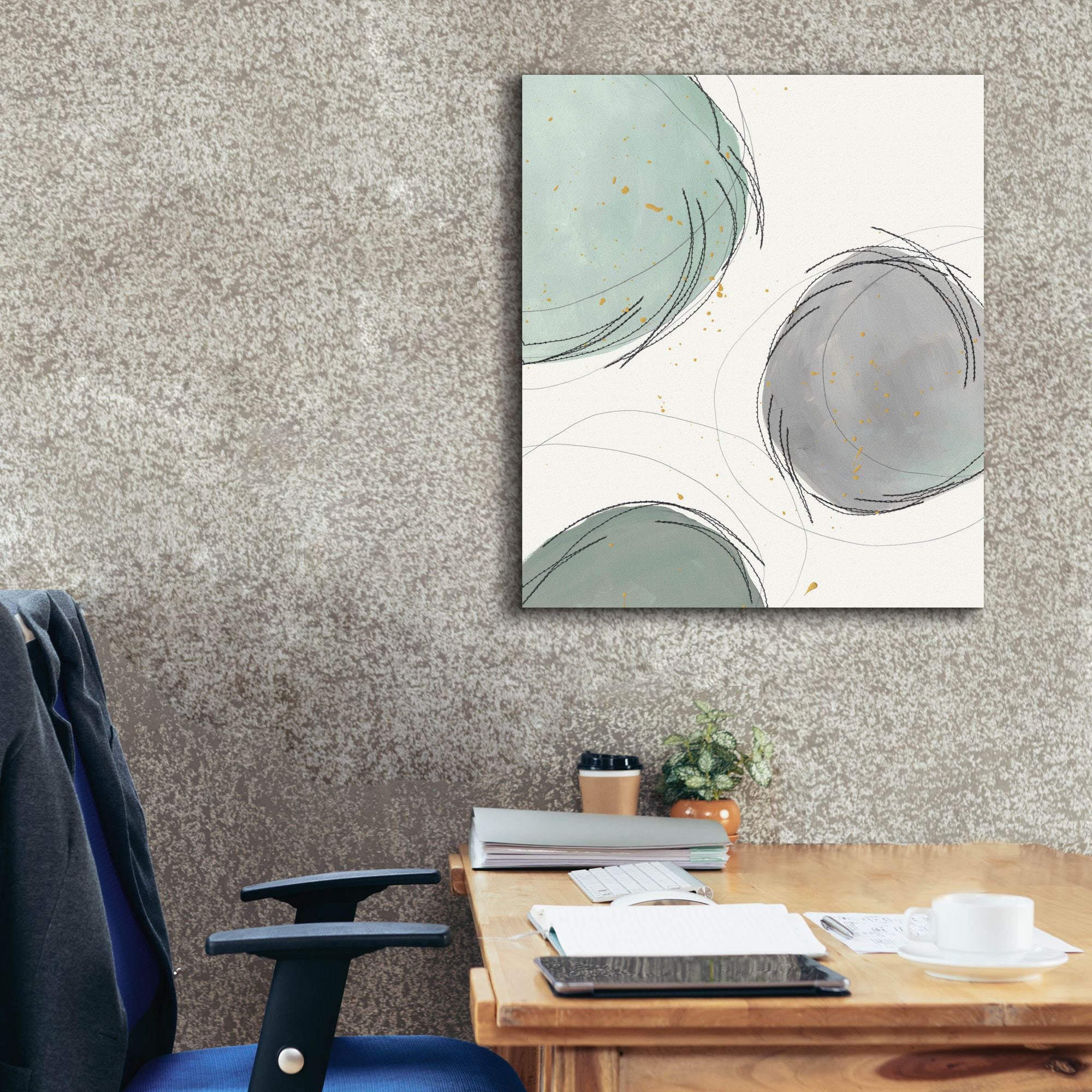 'Encircled Orbits I' by Regina Moore, Canvas Wall Art,26x30