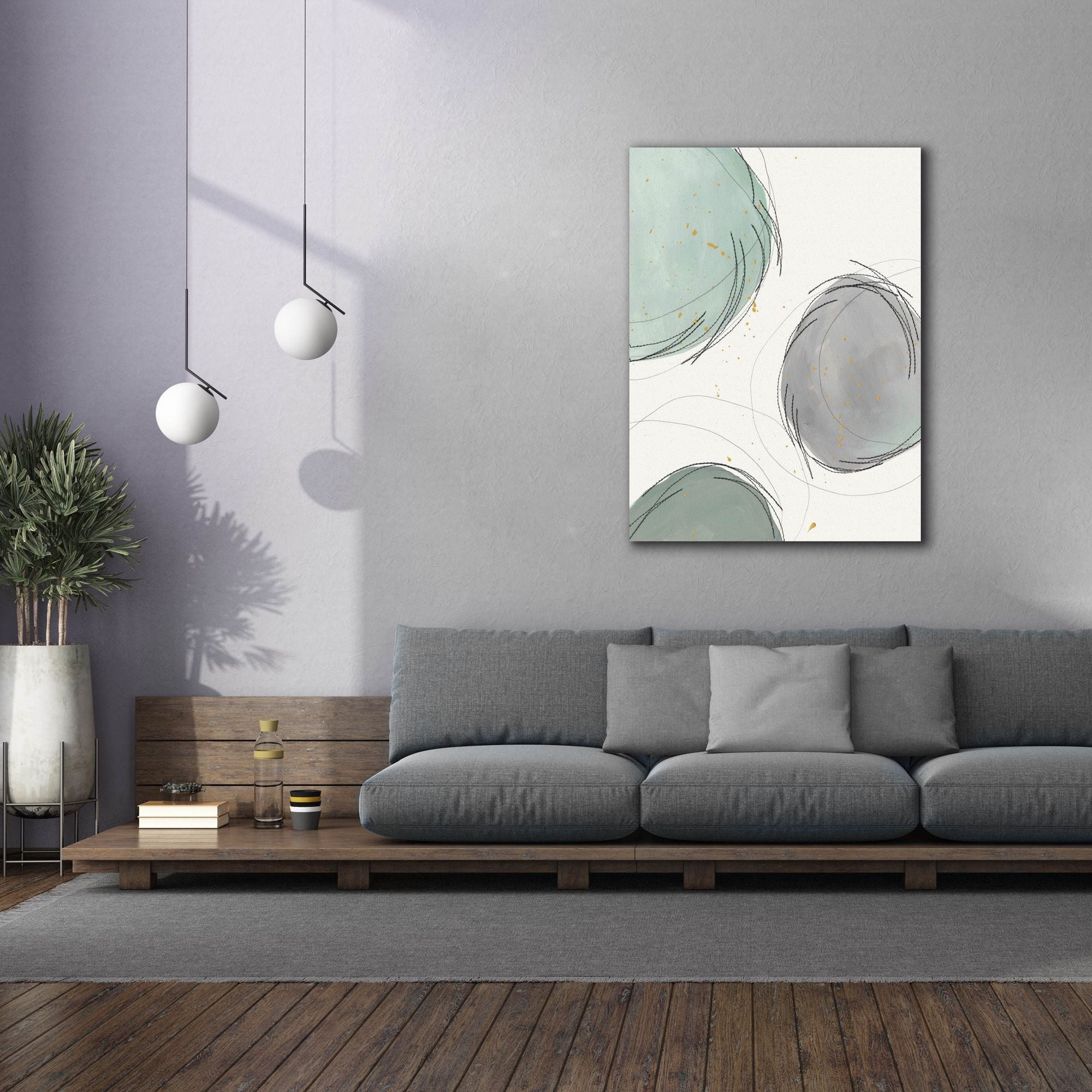 'Encircled Orbits I' by Regina Moore, Canvas Wall Art,40x54